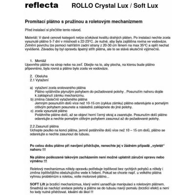 Reflecta Crystal-Line Rollo 180 x 180cm SoftLift Retraction 87721