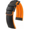 Remienok Hirsch Ayrton 5 - čierno-oranžový + 5 rokov záruka a darček ZADARMO