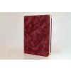 Obal na certifikáty, A4, exkluzívny, kovové rohy bordový