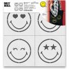 Aladine Plastová šablóna smajlíci 28 x 28 cm