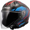 LS2 Helmets LS2 OF603 INFINITY II C URUS BLUE RED-06 - XL