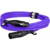 Rode XLR3M-PU XLR prepojovací kábel 3 m purpurová; 400832815