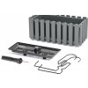 Květináč Prosperplast BOARDEE FENCYCASE W, O 38x18 cm, šedý