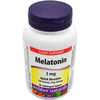 Webber Naturals Melatonín 5 mg 60 tabliet