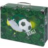BAAGL Skladací školský kufrík Futbal s kovaním