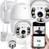 EXTERNÁ WIFI KAMERA OTOČNÁ IP FULL HD 360 MONITORING 4x ZOOM DETEKCIA