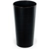 Kvetináč, črepník - Lamela Lilia Flower Pot.30H57 + Príspevok Shine / Black (Kvetináč, črepník - Lamela Lilia Flower Pot.30H57 + Príspevok Shine / Black)