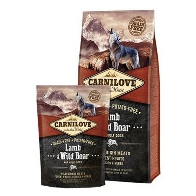 CARNILOVE - Lamb & Wild Boar for Adult dogs 12kg