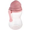 Canpol babies Fľaša športová sa slámkou- ružová 370 ml