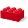 LEGO® úložný box 6 Červená