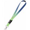 Snúrka na krk Oxybag s karabínkou OXY Ombre Blue