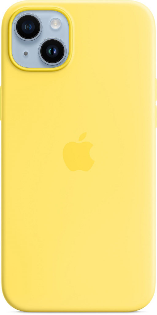 Apple iPhone 14 Plus Silicone Case with MagSafe - Canary Yellow MQUC3ZM/A