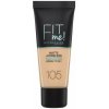 Maybelline Fit Me! Matte+Poreless make up 105 Natural Ivory 30 ml, 105 Natural Ivory