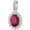 Brosway strieborný prívesok Fancy Passion Ruby FPR13