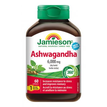 Jamieson Ashwagandha 600 mg 60 kapsúl