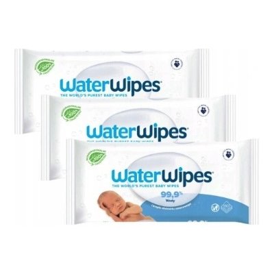 WaterWipes Vlhčené obrúsky Bio 3 x 60 ks