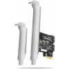 Axagon, PCES-SJ2, PCIe řadič - 2x interní SATA 6G port, JMB582, SP & LP PCES-SJ2