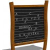 Playground System herný doplnok z agátu magnetická tabuľa s písmenami
