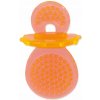 Dog Fantasy dudlík gumový 8 cm oranžový