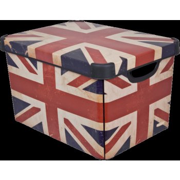 Curver box úložný dekoratívny L BRITISH FLAG