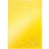 Záznamová kniha Leitz WOW A5 80 listov linajková žltá