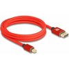 Delock - Kabel DisplayPort - Mini DisplayPort (M) do DisplayPort (M) - DisplayPort 1.4 - 2 m - podpora 8K60Hz - červená