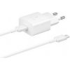 Samsung cestovní nabíječka EP-T1510EWE + kabel USB-C, 15W, bílá (OOB bulk)