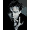 zuty Maľovanie podľa čísel - Leonardo DiCaprio s cigaretou, 80x100 cm, vypnuté plátno na rám (8596530006916)