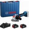 BOSCH GWX 18V-8 PROFESSIONAL Uhlová brúska s X-LOCK, 2× 4,0 Ah, L-Boxx 06019N9102