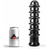Wolf Launcher M, čierne dildo s Vac-U-Lock 29,5 x 6–7,8 cm