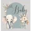 Hello Baby, Baby Shower Guest Book (Pevná)