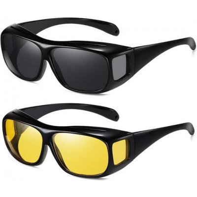Verk 15230 HD Vision 2ks - čierne a žlté okuliare pre vodičov