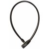 MAX1 650 mm čierny zámok lanko