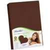 Bellatex plachta Jersey tmavohnedá 140x200