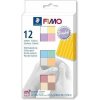FIMO Soft Modelovacia hmota sada 12x25 g Pastel 12 farieb