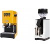 Gaggia New Classic E24, yellow + Eureka Mignon Zero, BL white