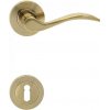 Dverové kovanie COBRA KRISTINA-R (OFS), kľučka-kľučka, Otvor pre obyčajný kľúč BB, COBRA OFS (bronz česaný)