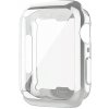 Silikónové pouzdro s ochranou displeja pre Apple Watch series 9/8/7 (45 mm) Farva: Strieborná