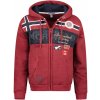 GEOGRAPHICAL NORWAY mikina pánska GARADOCK bordo