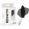 Red Dragon Letky Nitro Flite - No2 - white & black - short