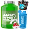 Proteínová výživa izolát bielkovín - WPI Scitec Nutrition prášok 2000 g malinová príchuť