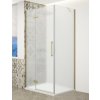 GELCO TRINITY GOLD MATT 110 x 100cm ľavý sprchový kút obdĺžnikový, profil zlato mat, sklo matné, GT5610-11ML-G