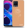 Picasee silikónový čierny obal pre Realme 8 Pro - Peonies