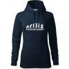 Evolúcia airsoft - Mikina dámská Cape s kapucí - S ( Tmavomodrá (veľmi tmavá - skoro čierna) )