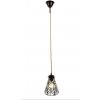 Závesná Tiffany lampa Ø15 GREY