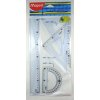 Pravítka MAPED Geometric/súprava 4ks