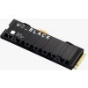 WD Black SN850X 1TB SSD PCIe Gen4 16 Gb/s, M.2 2280, NVMe ( r7300MB/s, w6600MB/s ), s chladičom WDS100T2XHE-00BCA0 Western Digital