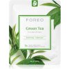 FOREO Farm to Face Sheet Mask Green Tea plátenná maska s upokojujúcim účinkom pre zmiešanú pleť 3x20 g