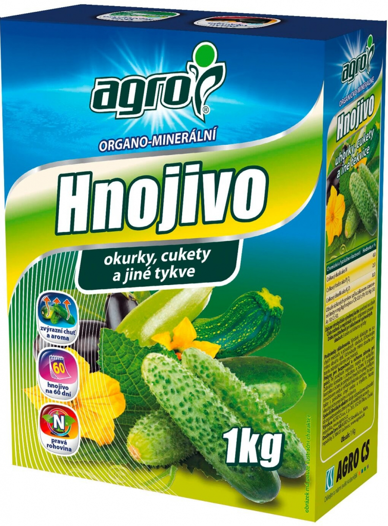 Agro Organo-minerálne hnojivo pre uhorky 1 kg