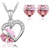 Austrian Crystal SW set Clear Pink